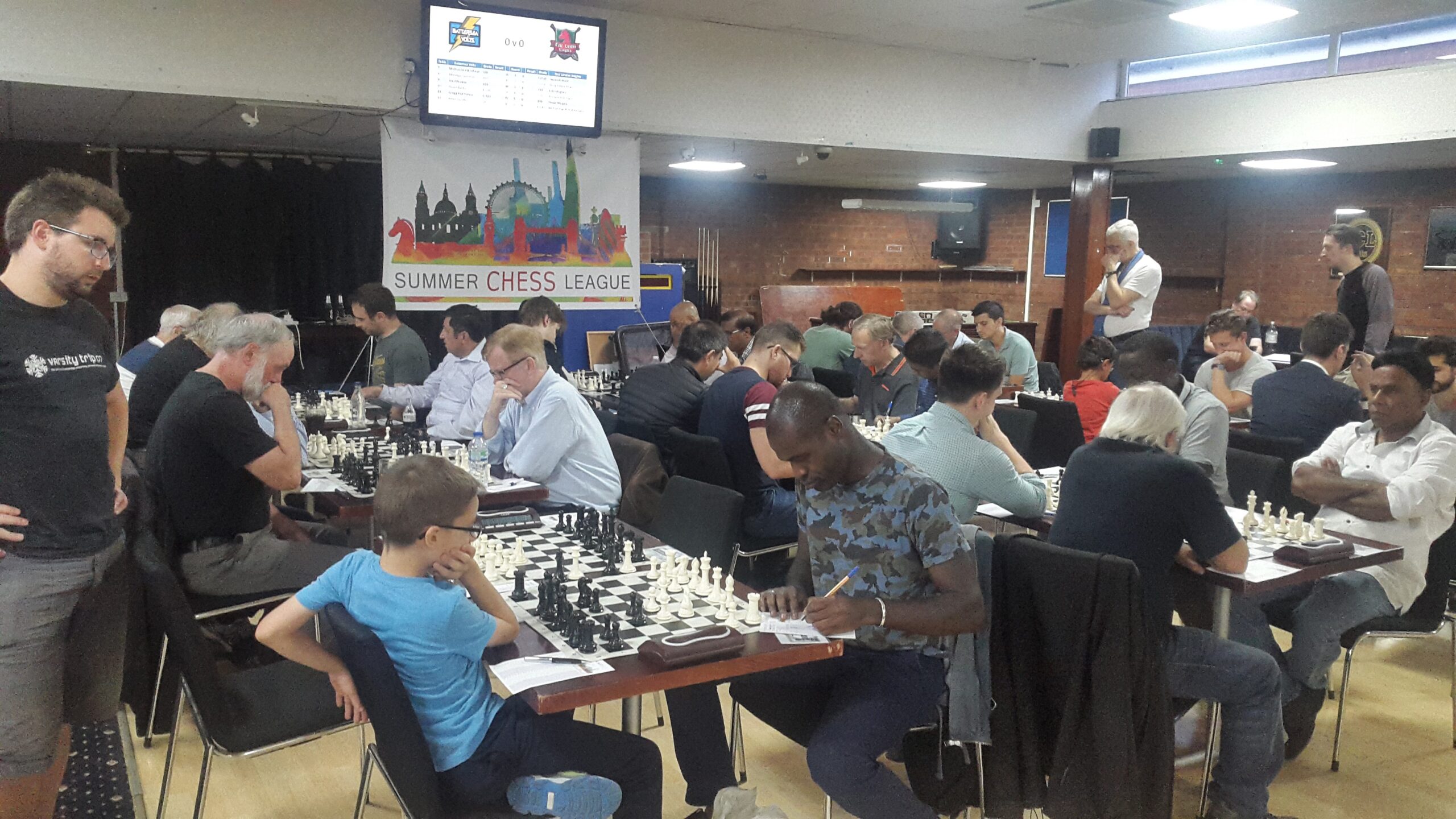 Battersea teams fight for top spot in first Summer Chess League