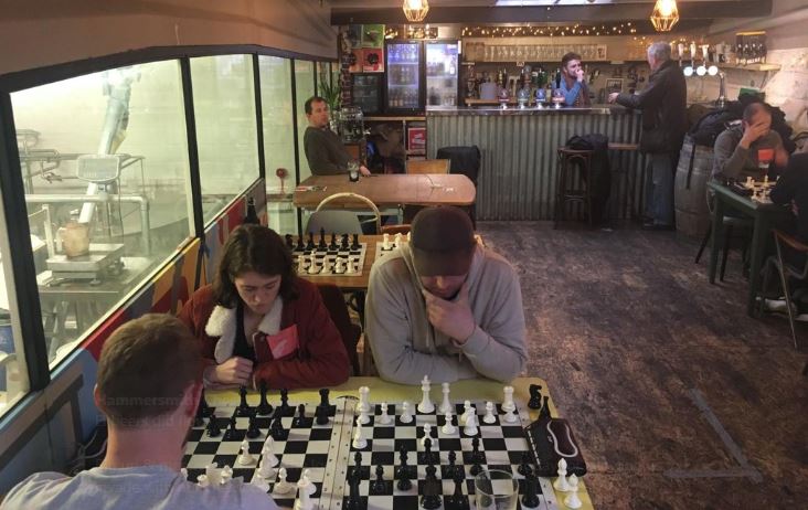 Sambrook’s Chess Up in a Brewery: Blair finds the right brew