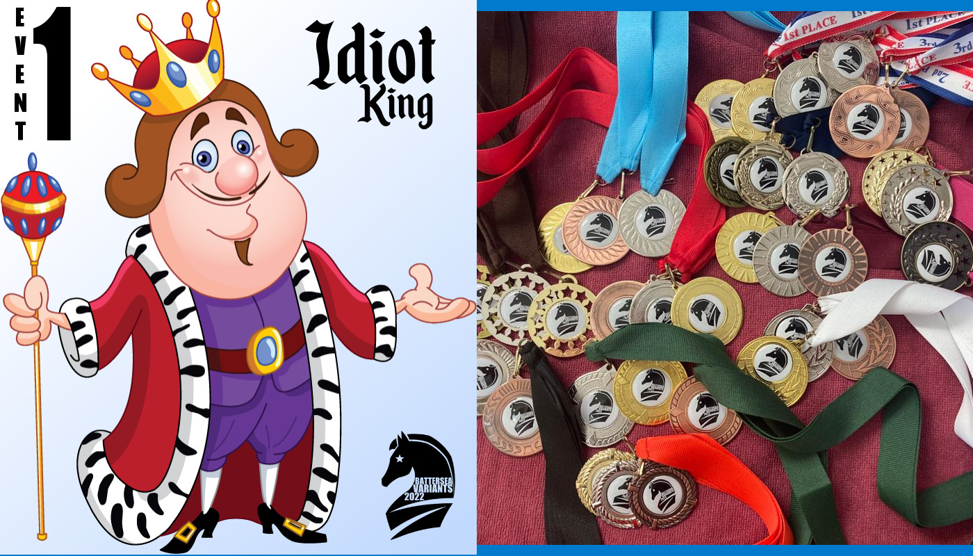 Idiot King! The first variant for our new 6pm tournament revealed