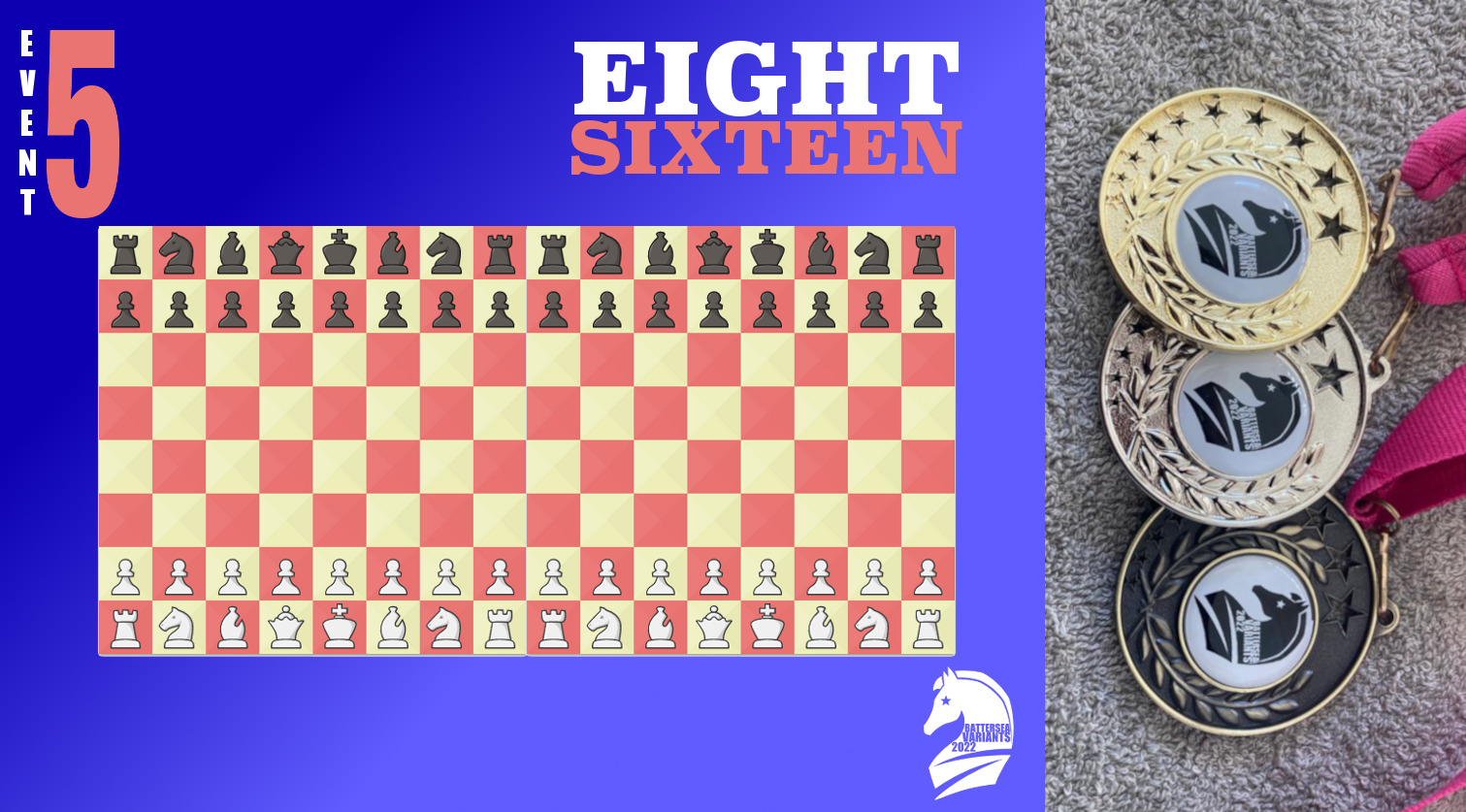 Battersea Variants 5: The big daddy of chess tournaments, Eight Sixteen